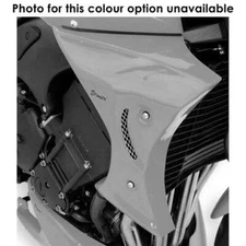 Ermax Radiator Scoops Cheeks Fairing Metallic Black Yamaha FZ1 2006 - 2015