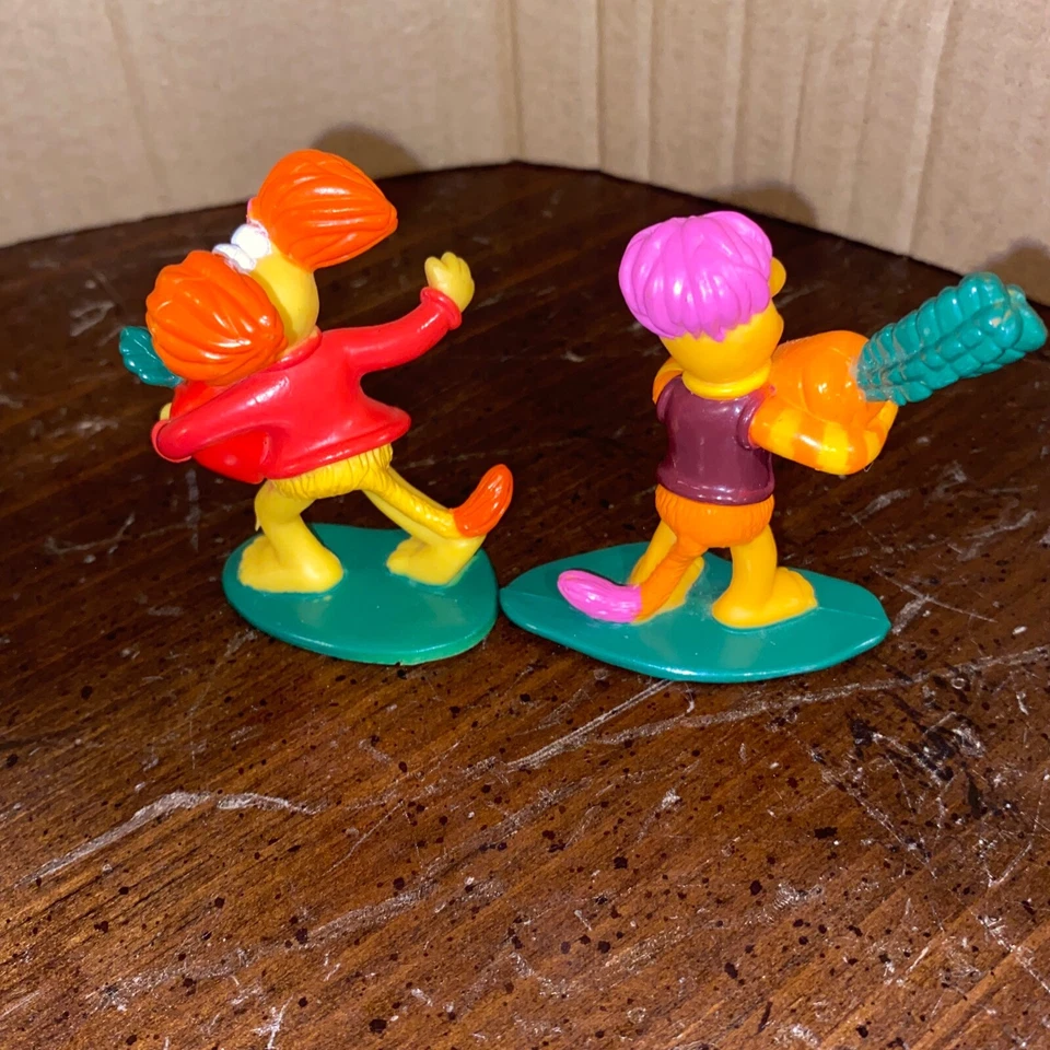 Figura de PVC Fraggle Rock GOBO 1988 y rojo de 2,5" sosteniendo zanahoria de colección - años 80 Foto 2 de 2