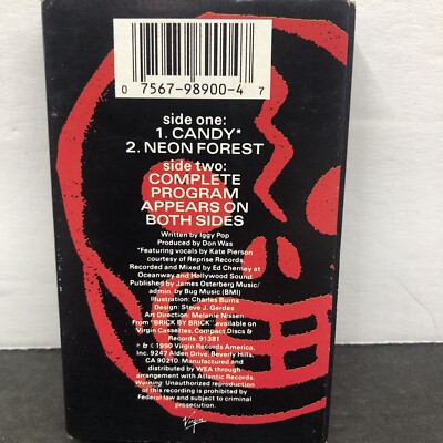IGGY POP CANDY SINGLE 1990 VINTAGE CASSETTE TAPE USED | eBay