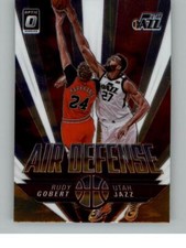 2021-22 Donruss Optic Rudy Gobert 1 Air Defense Utah Jazz