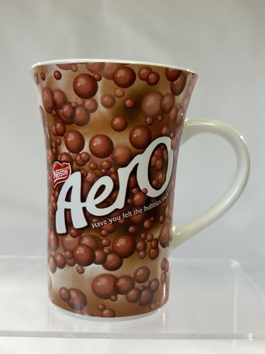 Nestle Aero Novelty Chocolate Brown Ceramic Mug Bubbles