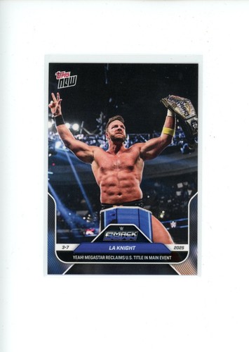 LA Knight – LA Knight - 2025 WWE Topps NOW® - Card 31 - PR: 956