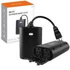 Outdoor Smart Plug, 2.4G WiFi Light Outlet Compatible with Alexa and Google Home