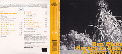 Ran Blake   Horace Is Blue: A Silver Noir CD hatOLOGY