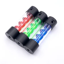 200mm G1/4 Blue Cylinder T-Virus Reservoir Helix Suspension Water Cooling Tank