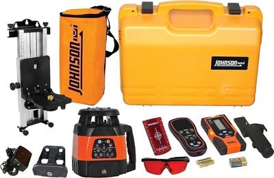 Johnson Level & Tool 40-6534 Electronic Self-Leveling Horizontal & Vertical Kit