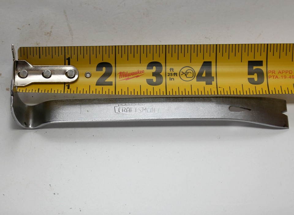 Vintage CRAFTSMAN Crown Logo MINI PRY BAR 5.5" long Made in USA Nice