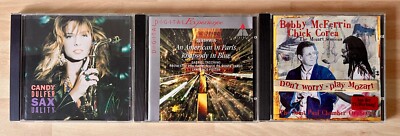 4 CD´s: Candy Dulfer SaxUality, Gershwin Rapsodie in Blue; Mc Ferrin&Chick Corea