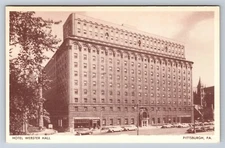 Postcard PA Hotel Webster Hall Pittsburgh Pennsylvania AZ1