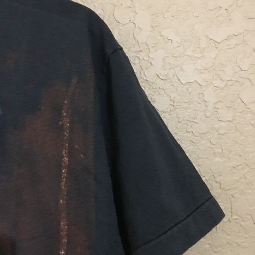 Camiseta Dragon Ball Z Son Goku Estampado Completo AOP Grande (Etiqueta XL) Negra Desteñida - Imagen 2 de 8