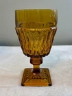 VTG Indiana Glass Amber/Gold Diamond Point Replacement.