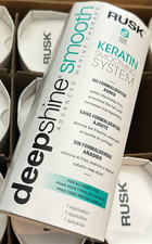 1 Pc RUSK deep shine smooth keratin smoothing system one...hair Relaxer