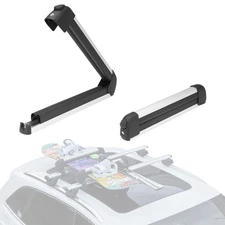 22.4'' Universal Ski Snowboard Roof Rack for Car Roof with TPV Rubber Padding