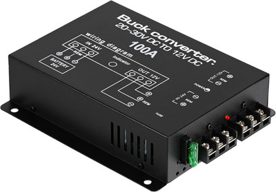 DC 24V to 12V Step down Voltage Converter, 100A 1200W DC Buck Converter Voltage