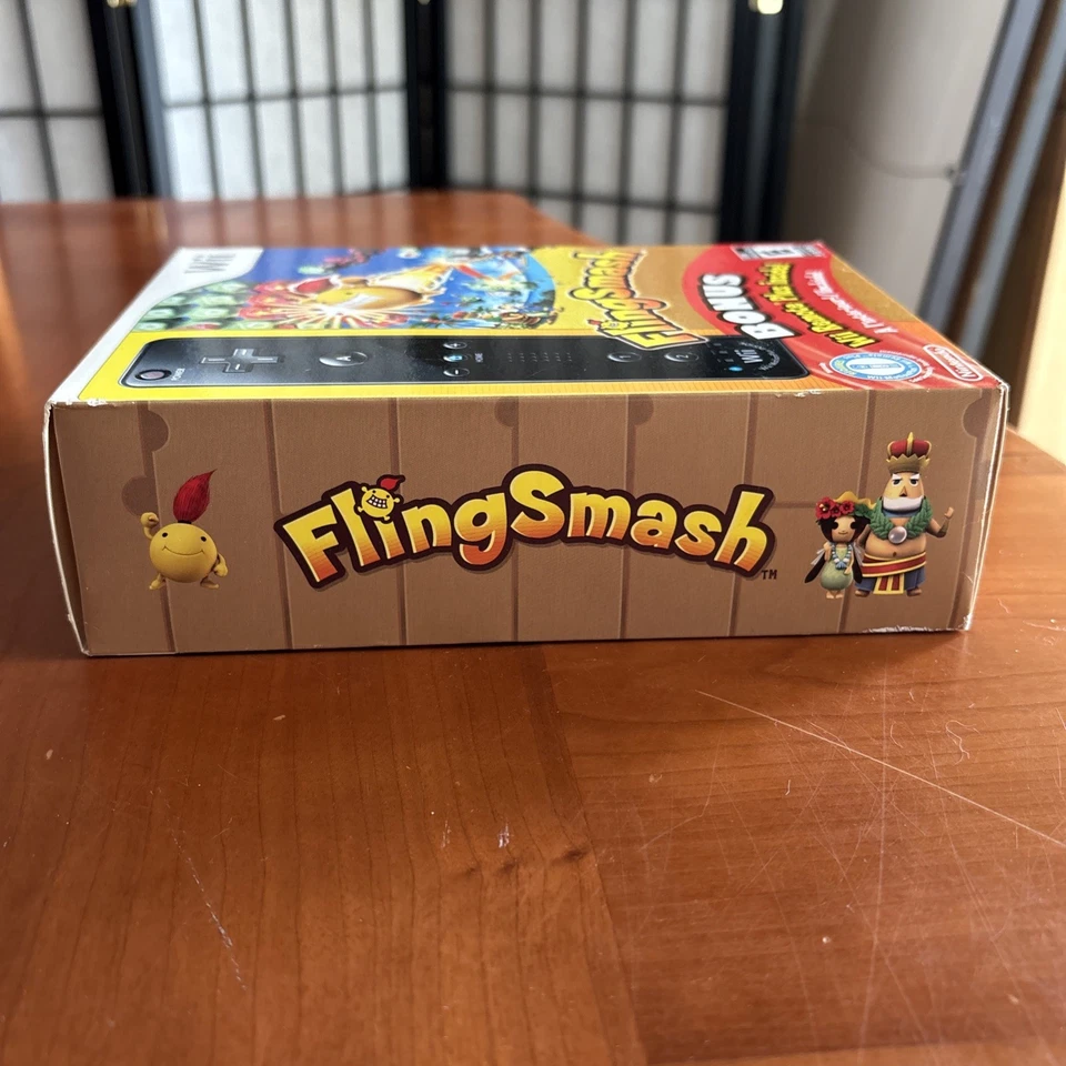 FlingSmash (Nintendo Wii, 2010) FlingSmash + Wii Remote Plus-Black - RARE SEALED - Image 4 of 4