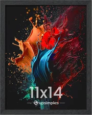 11X14 Picture Frame, Wall Gallery Photo Frames with Engineered Wood, Black 1 Pac