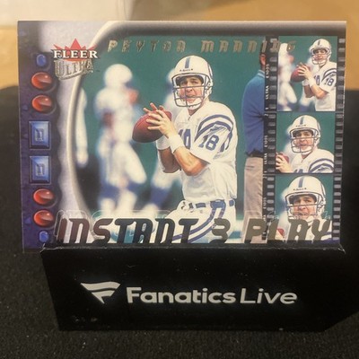 2000 Ultra #1 IP Peyton Manning Instant Three Play 1 of 15 IP JH01