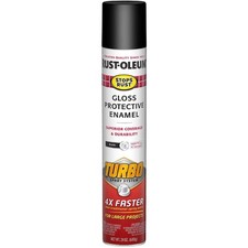 Rust-Oleum 334128 Stops Rust Turbo Spray 24 Ounce Pack of 1 , Gloss Black