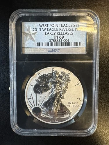 2013-W Silver Eagle $1 ~ West Point Set ~ NGC PF69 Reverse Proof ER