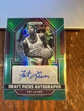 Fat Lever 2023-24 Panini Prizm Draft Picks Green Auto #DPA-FAT Arizona State