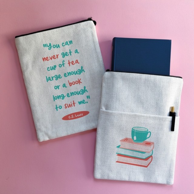 Tea and Books Book Sleeve (General merchandise)