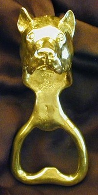 PIT BULL TERRIER Bottle Opener in Bronze