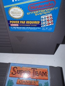 Nintendo World Class Track Meet And Super Team Games NES Used UNTESTED Read.