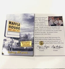 2005 Waffle House 50th Anniversary Pin  50