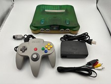 Nintendo 64 Console Clear Blue Controller Japan Region Free Tested Please Read