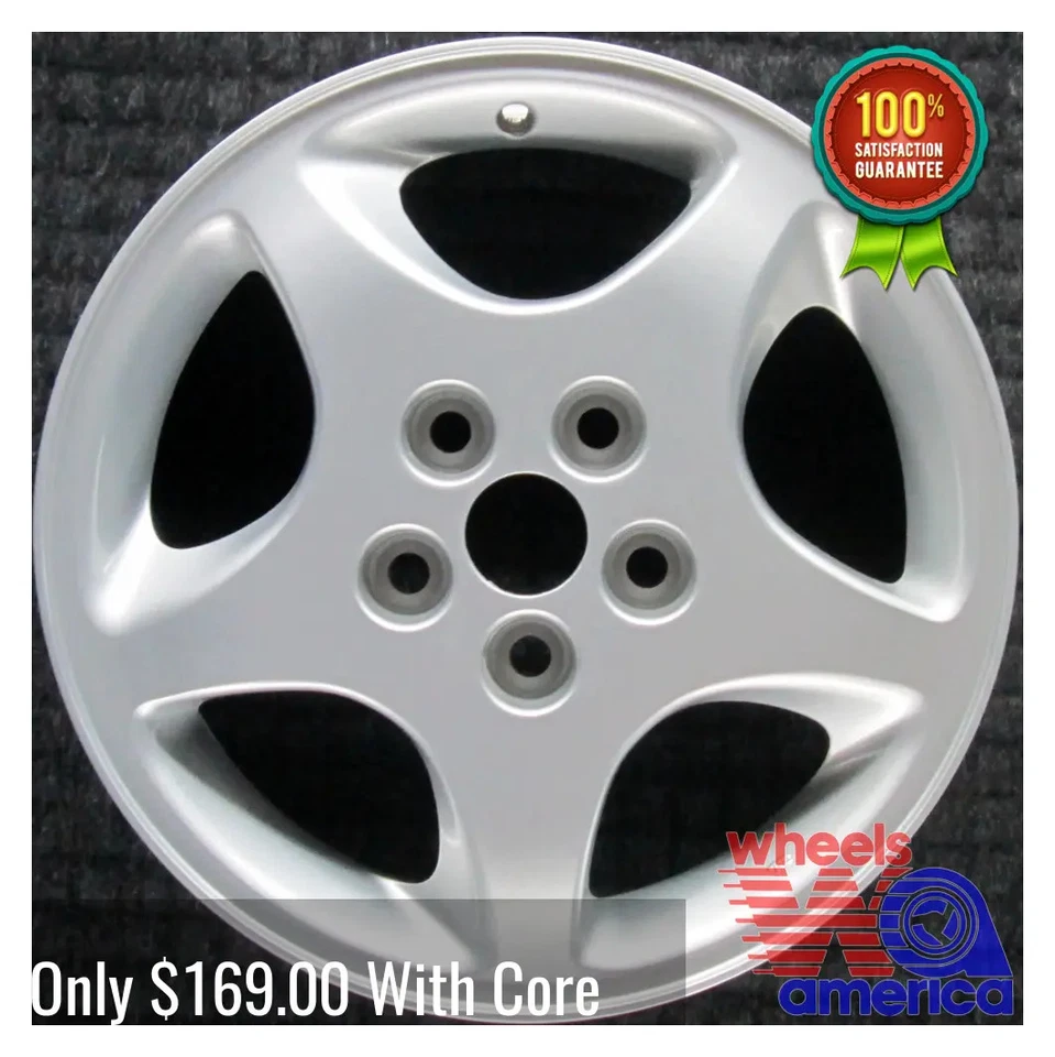 Wheel Rim Dodge Stratus 16 2001 2002 MR619294 Painted OEM Factory OE 2148 - Image 2 of 4