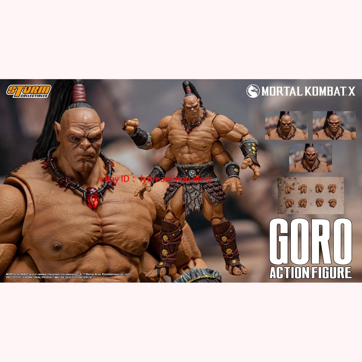 Storm Toys DCMK18 Mortal Kombat GORO 1/12 Limited Collectible