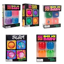 NeeDoh Cool Cat Slow-Rise Squishy Fidget Toy, Sensory Stress Relief Ball