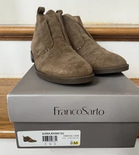 Franco Sarto  Size 8M Ilena Chukka Ankle Boots Women's Booties Shoes with Box