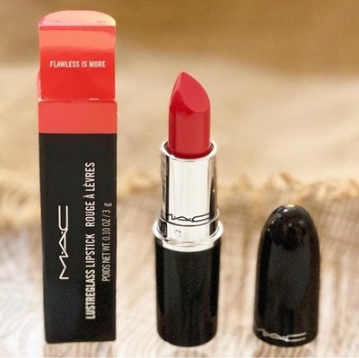 MAC LUSTREGLASS Sheer Shine LIPSTICK ~ FLAWLESS IS MORE ~ NEW in BOX Rare!