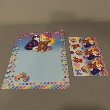 Vintage Lisa Frank Stationary Sheets Set Of 5 Paper Pieces 90s Kittens 6x8  