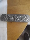 VINTAGE CHINESE DOUBLE DRAGON  DESIGN SILVER PLATED  CLOTHES BRUSH