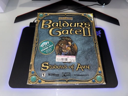 Baldur’s Gate II: Shadows of Amn (PC, 2000) – Big Box Only – No Discs/Manual