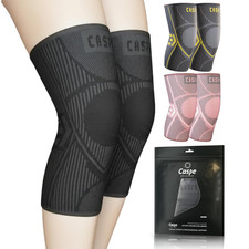 2 Pack Knee Compression Sleeve   Knee Brace for Women  Men, Support for Running
