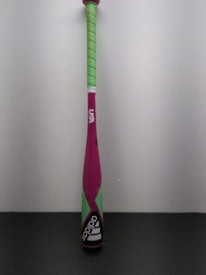 ADIDAS Triple Stripe Tee Ball Bat 2 1/4 Barrel 26  14 Oz Multi Color
