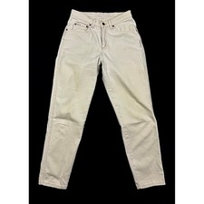 VTG 80's Lee Jeans Womens Tan Straight Leg Casual Pants Size 12