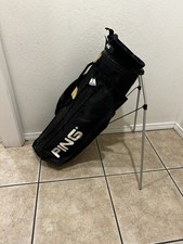 VTG Karsten Ping Hoofer Golf Club 4 Way Carry Stand Golf Bag 2 Strap Black