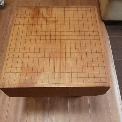 High Quality Wooden Go Board with Legs Traditional Japanese Style IGO Game Used