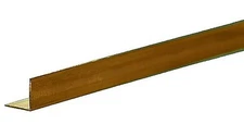 K-S Brass Angle .014'' x 1/4'' x 12'' - Hobby and Craft Metal Angle - #9882