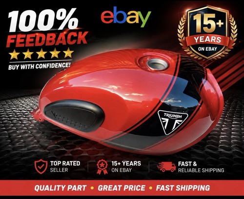 Genuine Triumph Speed 400 Speed Scrambler 400 Petrol Fuel Gas Tank - Red