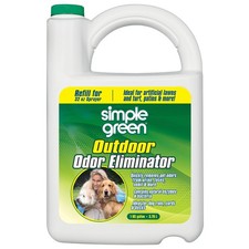 Simple Green Outdoor Odor Eliminator for Pets, Dogs, 1 gallon Refill - Ideal for