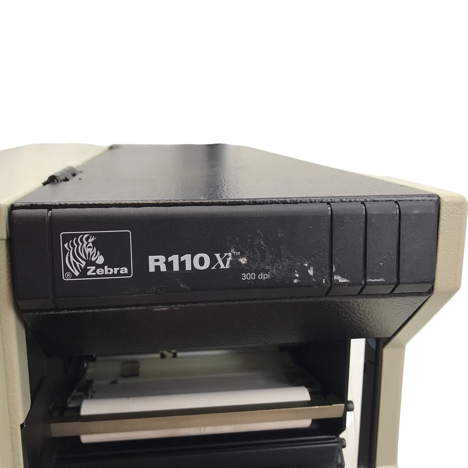 Zebra 110XiIII RFID Thermal Label Printer 300dpi R13-7A1-00000 #U8724 - Image 3 of 4