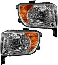 Set of 2 Headlight Assembly Compatible with 2003-2006 Honda Element