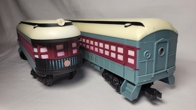 Lionel The Polar Express Train G-Gauge Blue Passenger Middle Car Christmas Lot 2