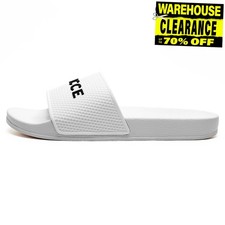 Nicce Visor Mens Sliders Casual Designer Fashion Sandals Slides White