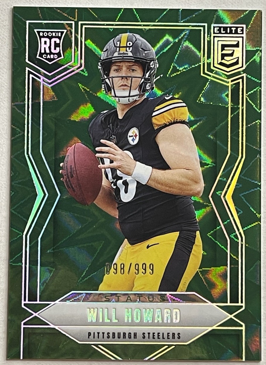 2025 Panini Donruss Elite - Rookies Will Howard #150 Aspirations Green /999